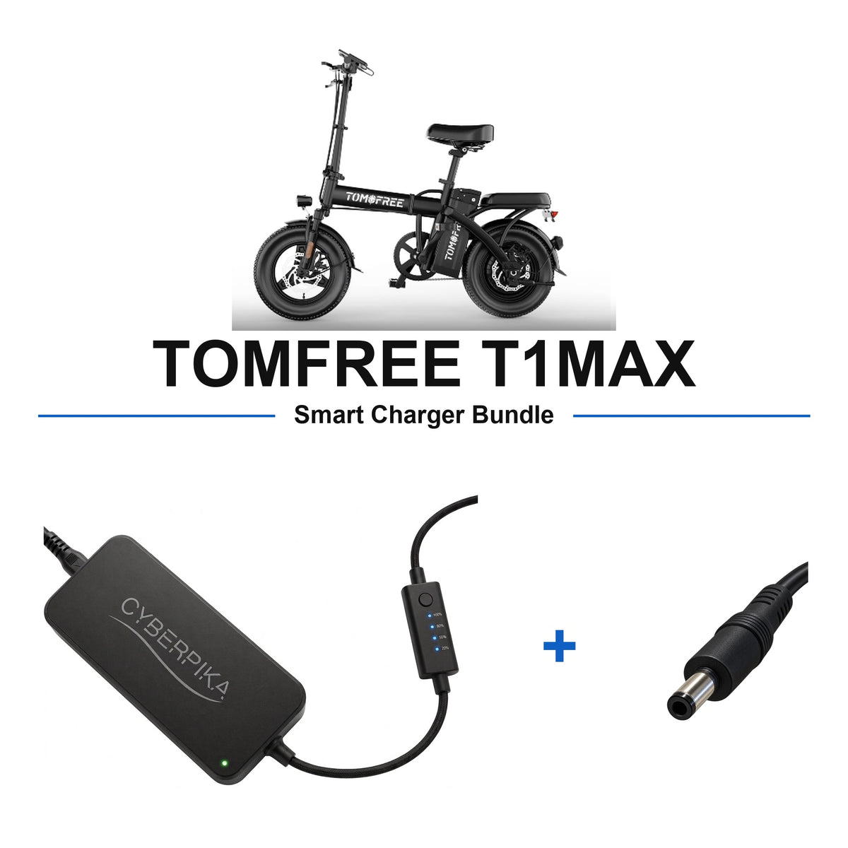 TOMFREE T1MAX CyberPika smart charger bundle