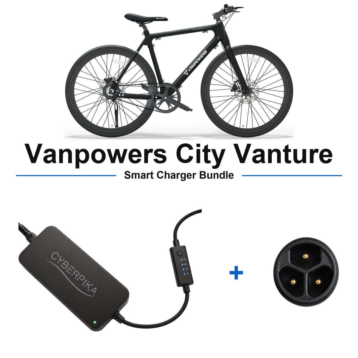 Vanpowers City Vanture CyberPika smart charger bundle