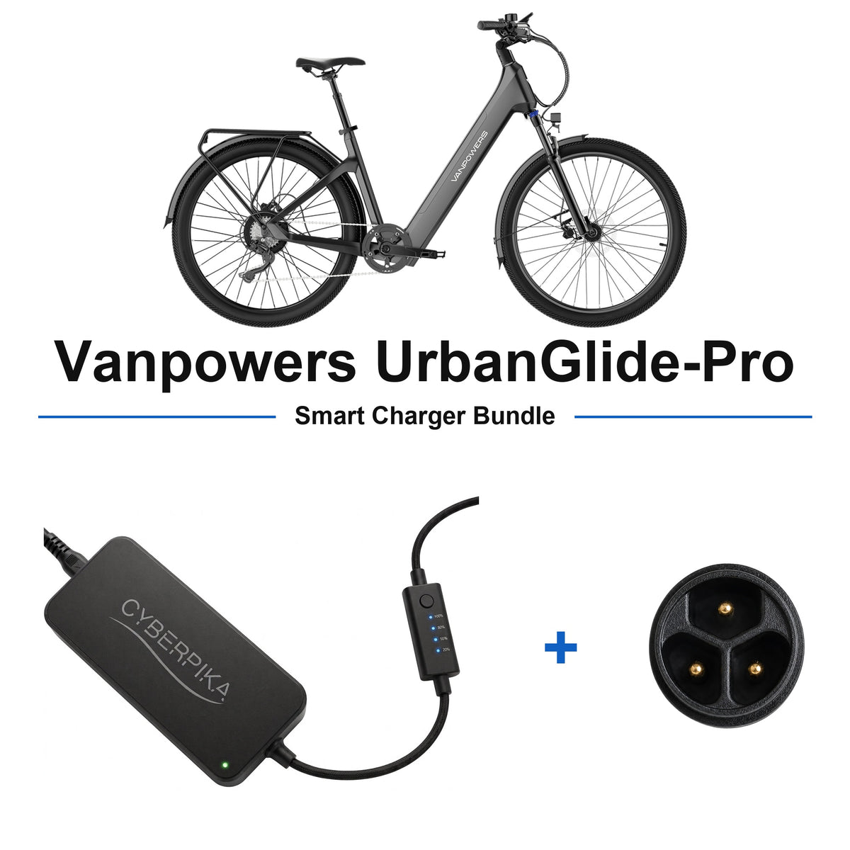 Vanpowers UrbanGlide-Pro CyberPika smart charger bundle