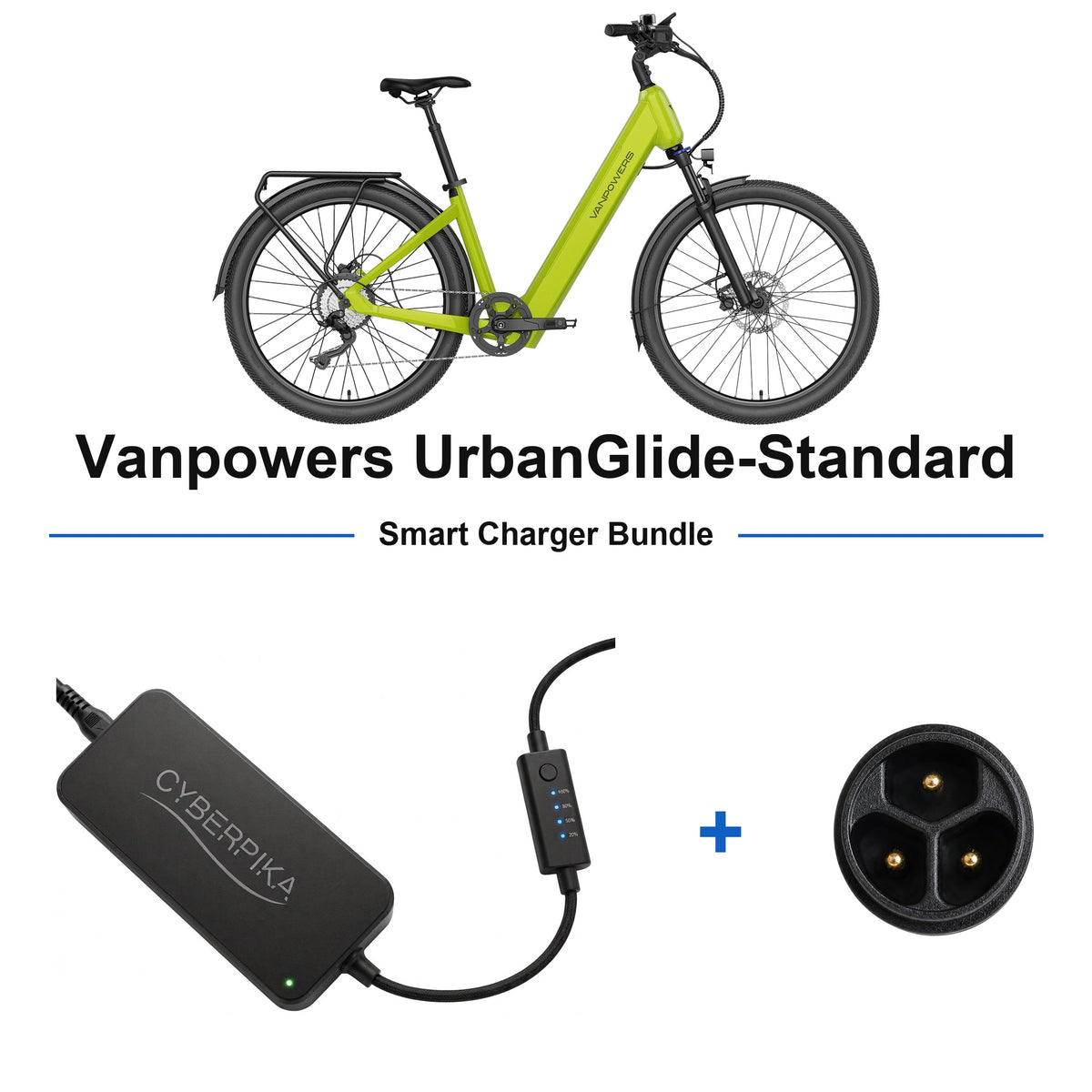 Vanpowers UrbanGlide-Standard CyberPika smart charger bundle