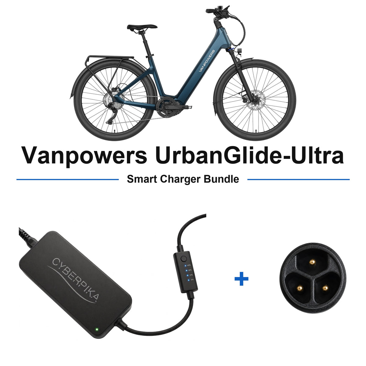 Vanpowers UrbanGlide-Ultra CyberPika smart charger bundle