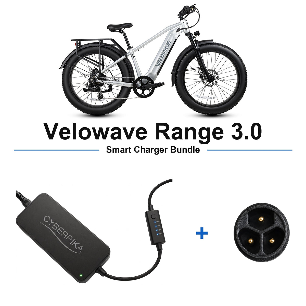 Velowave Range 3.0 CyberPika smart charger bundle