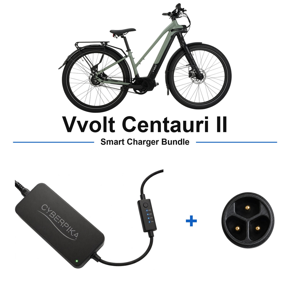 Vvolt Centauri II CyberPika smart charger bundle