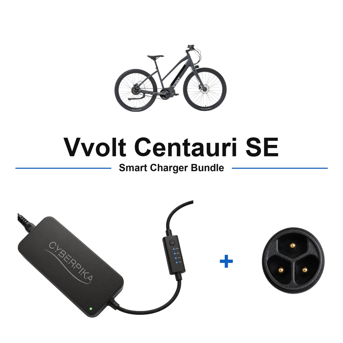 Vvolt Centauri SE CyberPika smart charger bundle