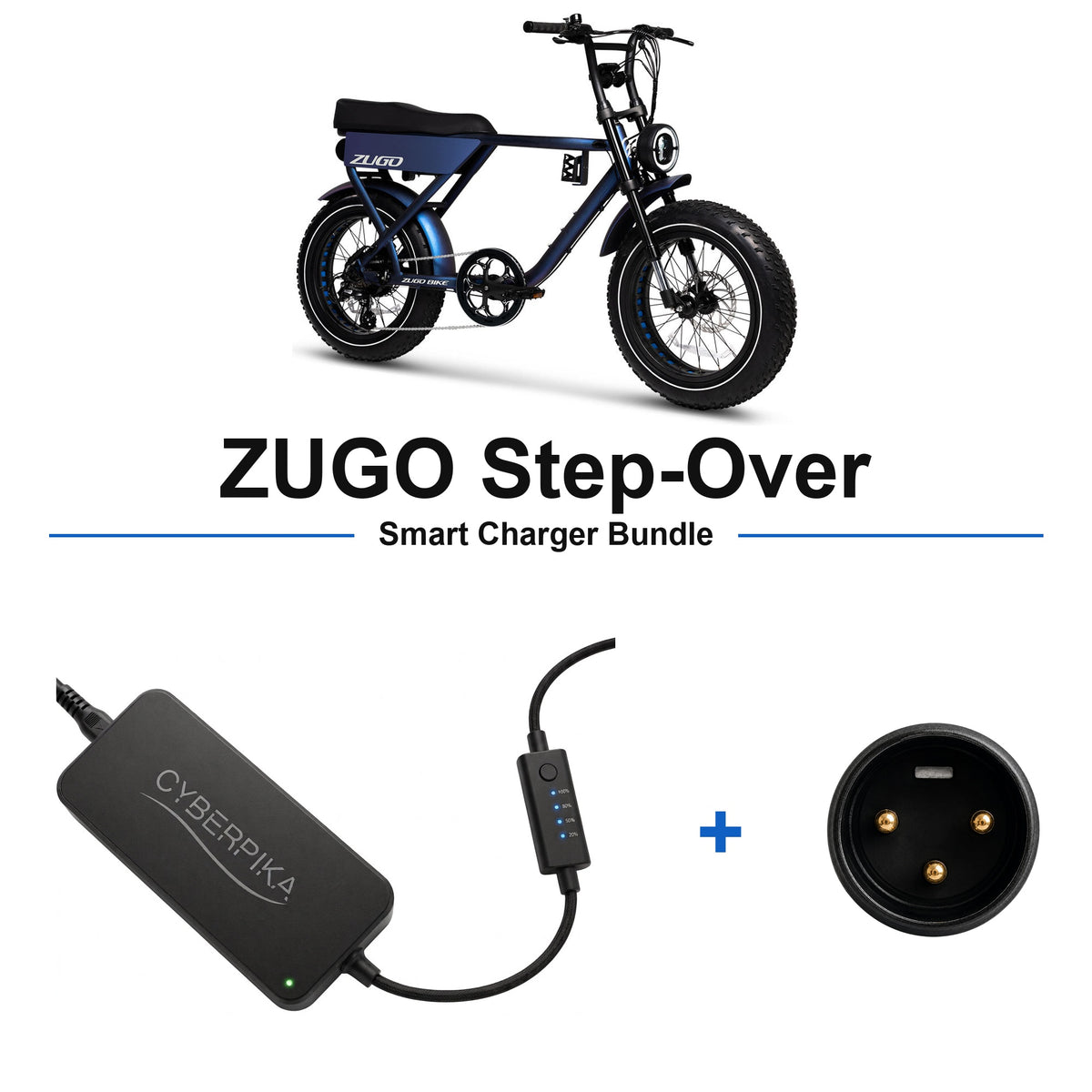 ZUGO Step-Over CyberPika smart charger bundle