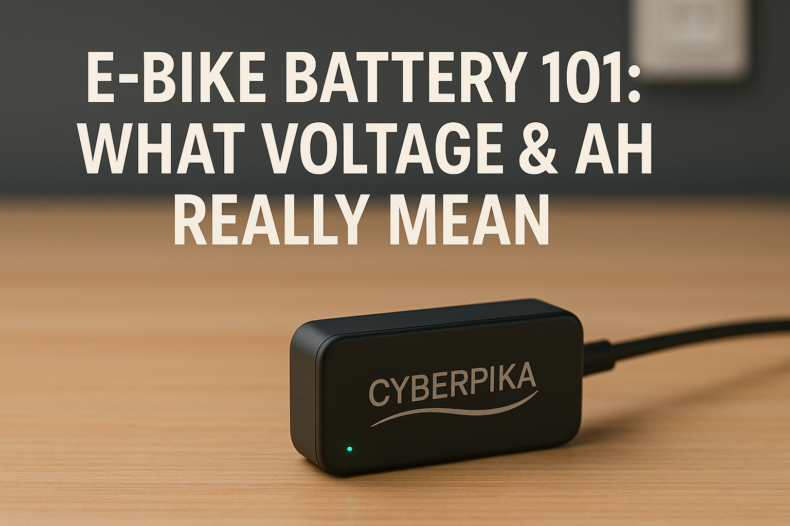 E-Bike Battery 101: What Voltage & Ah Really Mean