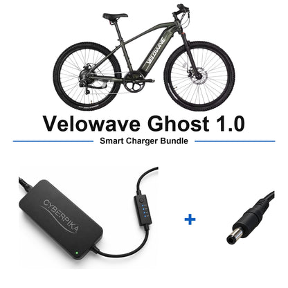 Velowave Ghost 1.0 CyberPika smart charger bundle