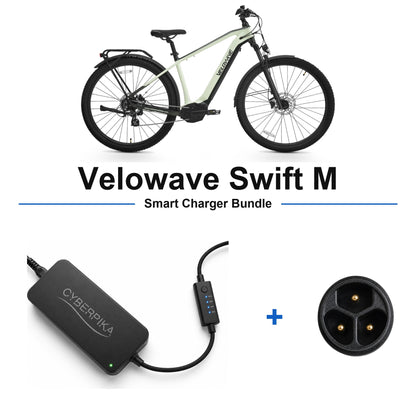 Velowave Swift M CyberPika smart charger bundle