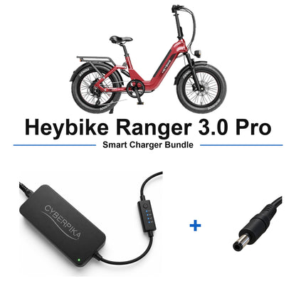Heybike Ranger 3.0 Pro CyberPika smart charger bundle