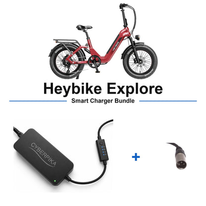 Heybike Explore CyberPika smart charger bundle