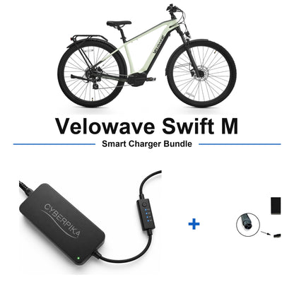 Velowave Swift M CyberPika smart charger bundle