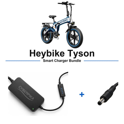 Heybike Tyson CyberPika smart charger bundle