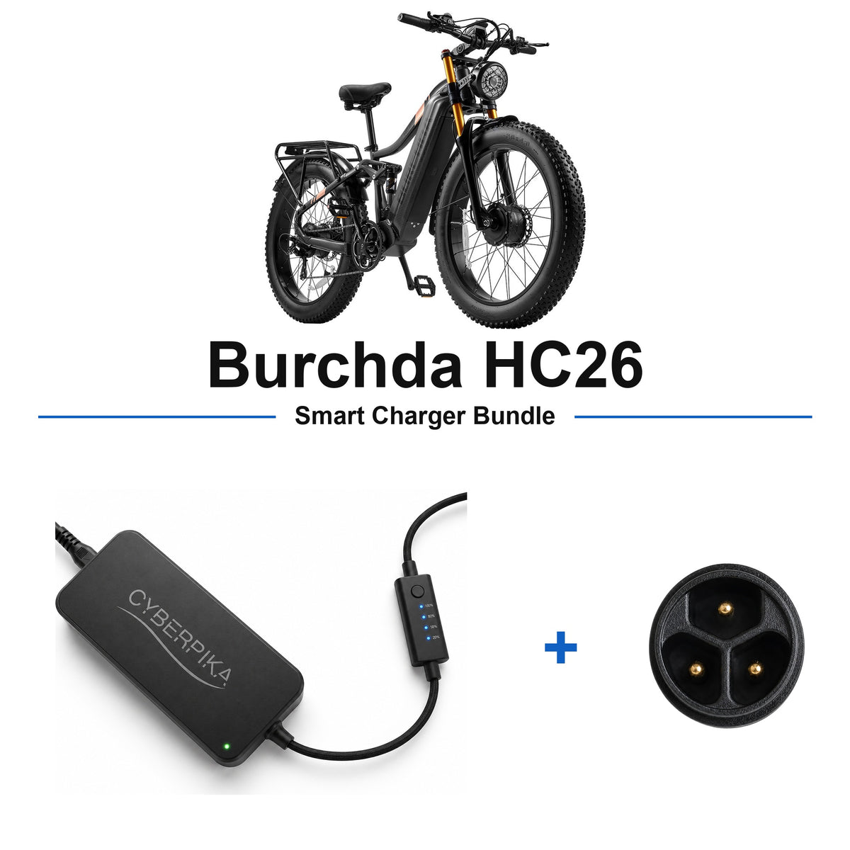 Burchda HC26 CyberPika smart charger bundle