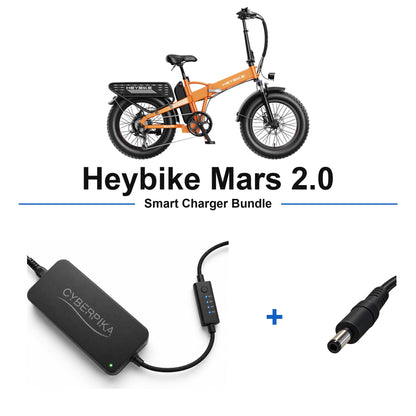 Heybike Mars 2.0 CyberPika smart charger bundle