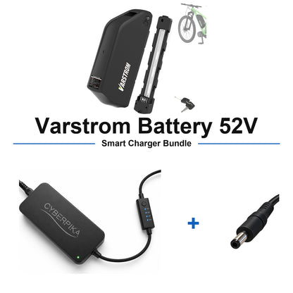 Varstrom Battery 52V CyberPika smart charger bundle