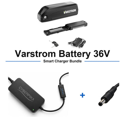 Varstrom Battery 36V CyberPika smart charger bundle