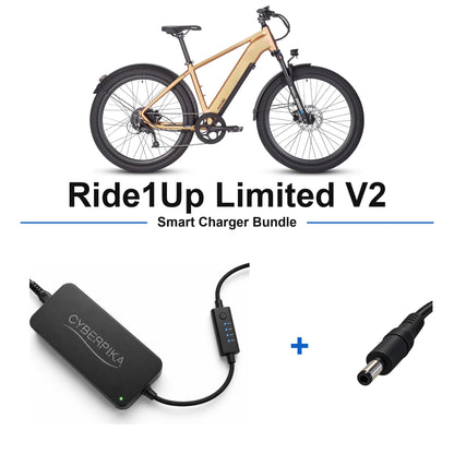 Ride1Up Limited V2 CyberPika smart charger bundle