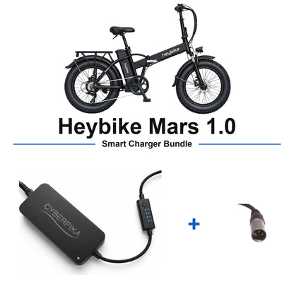Heybike Mars 1.0 CyberPika smart charger bundle