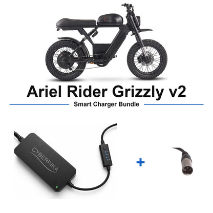 Ariel Rider Grizzly v2 CyberPika smart charger bundle