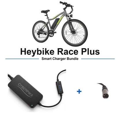 Heybike Race Plus CyberPika smart charger bundle