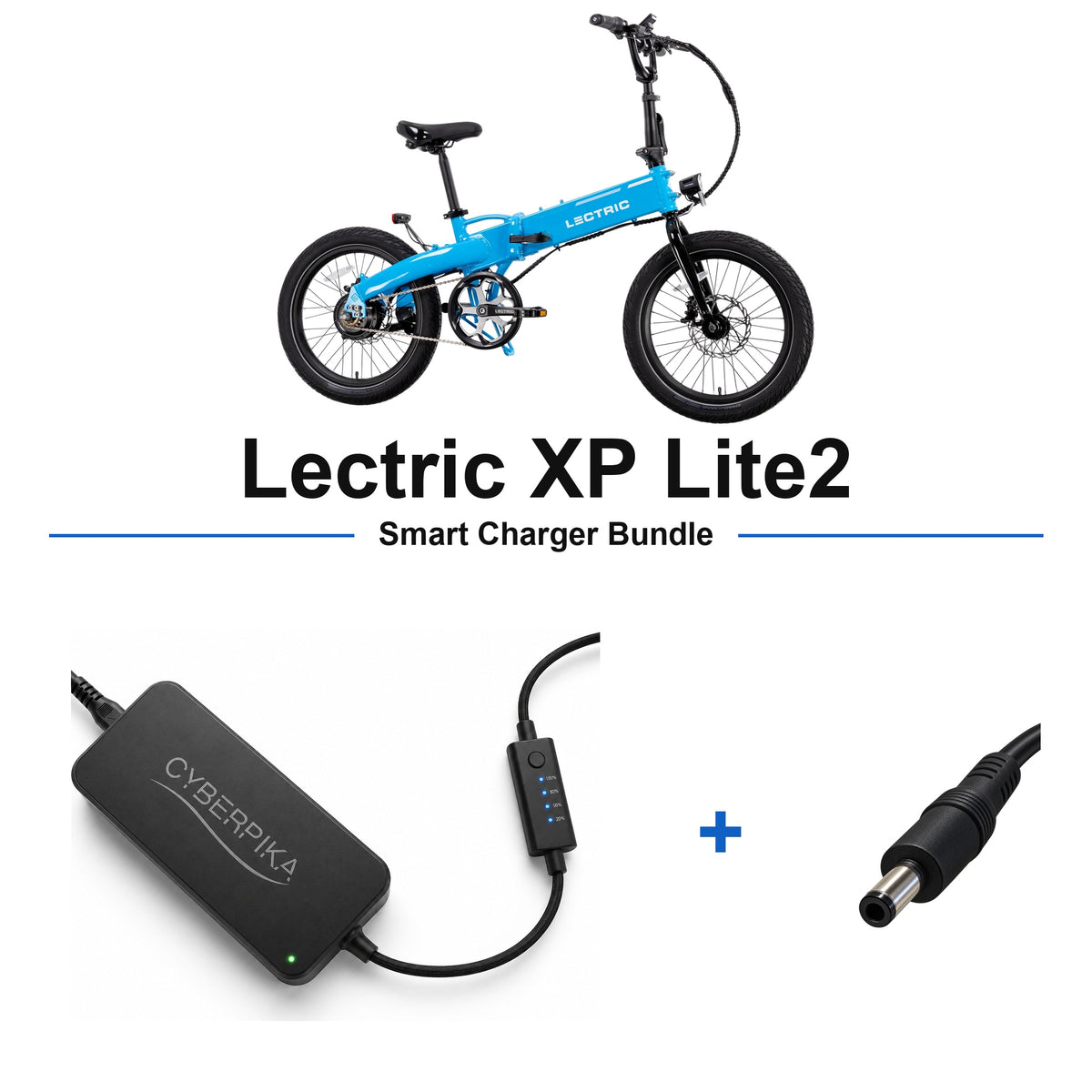 Lectric XP Lite2 CyberPika smart charger bundle