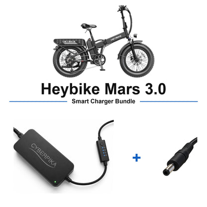 Heybike Mars 3.0 CyberPika smart charger bundle