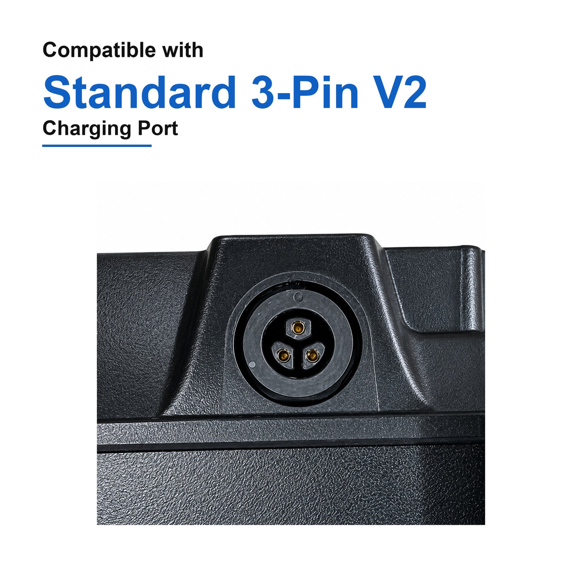 Velowave Rover Standard 3-Pin V2 charging port compatibility