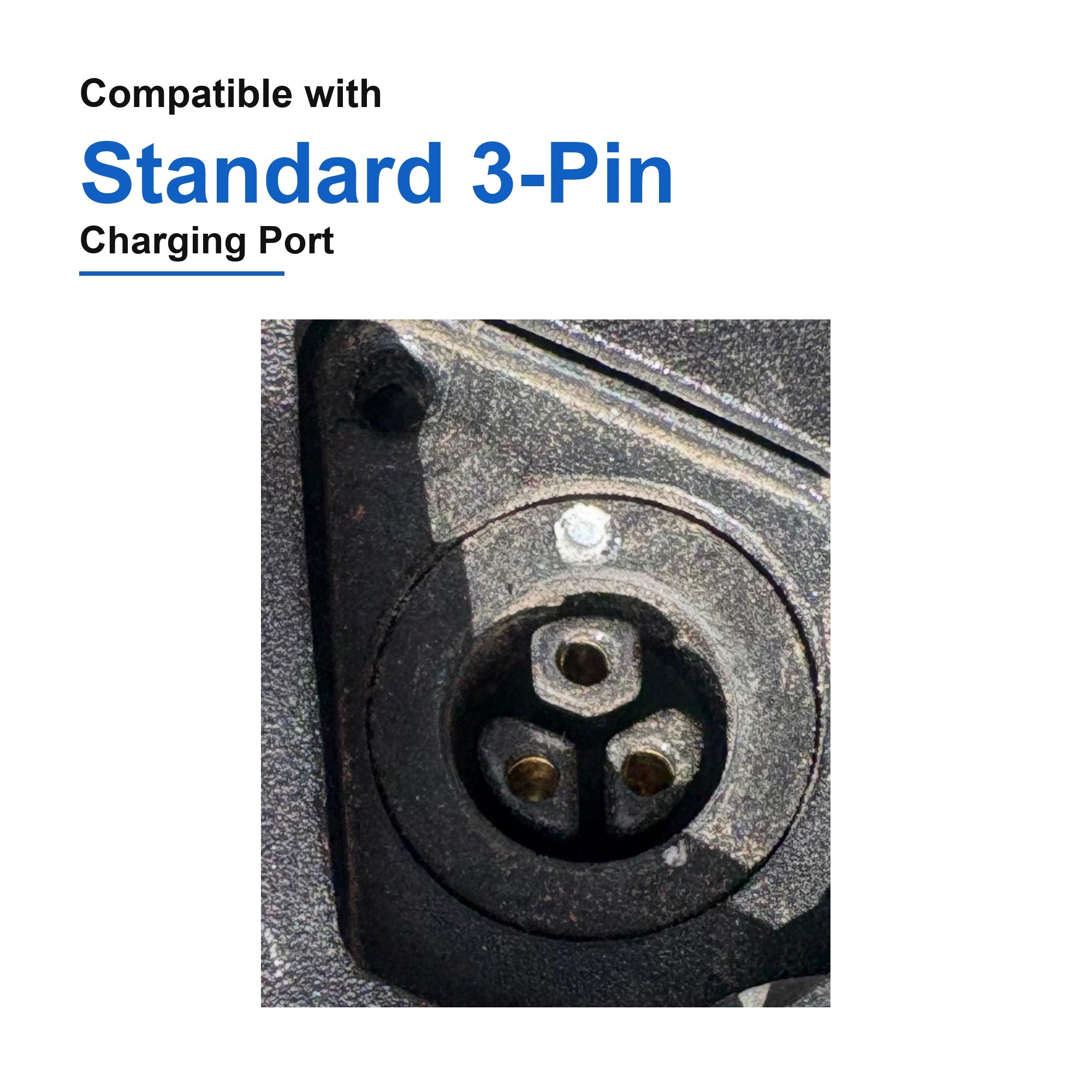 Burchda HC26 Standard 3-Pin charging port compatibility