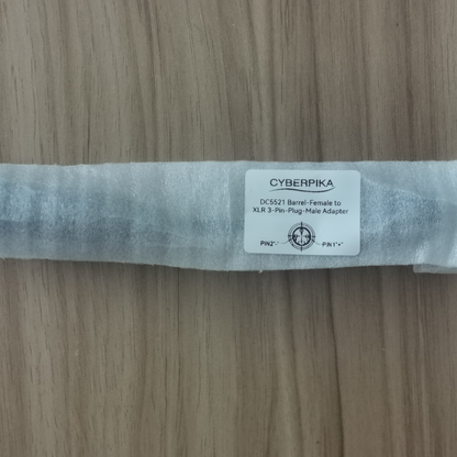 DC5521 Barrel female to XLR 3-pin