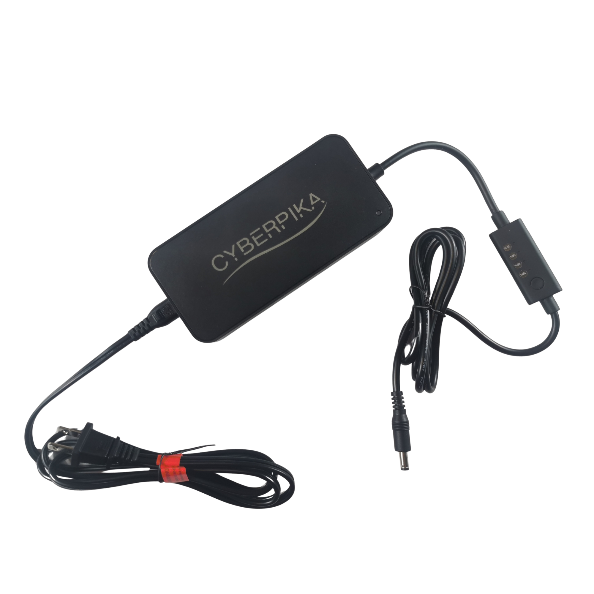 CyberPika Smart E-Bike Charger (54.6V 3A Portable GaN Charger)