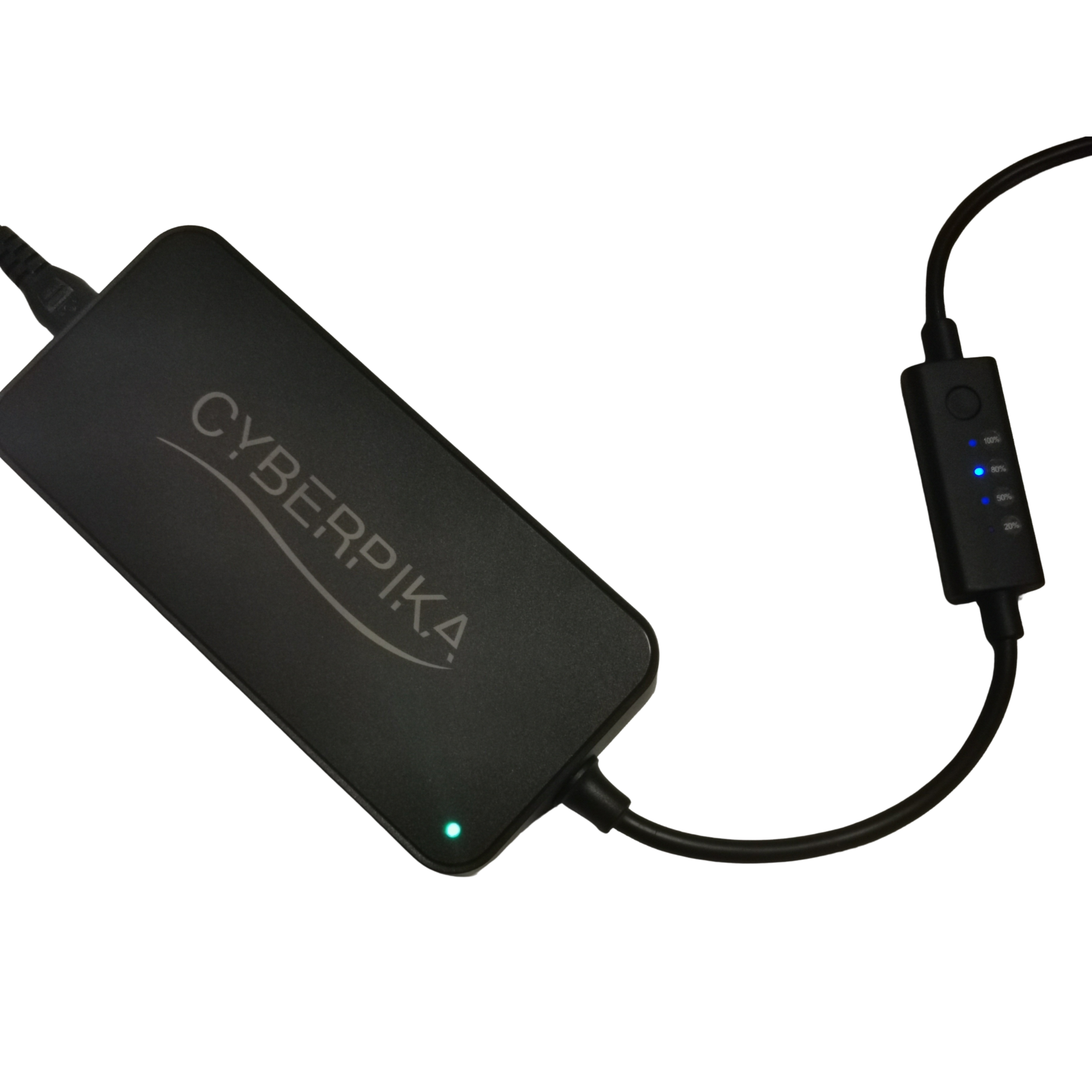 CyberPika Smart E-Bike Charger (54.6V 3A Portable GaN Charger)