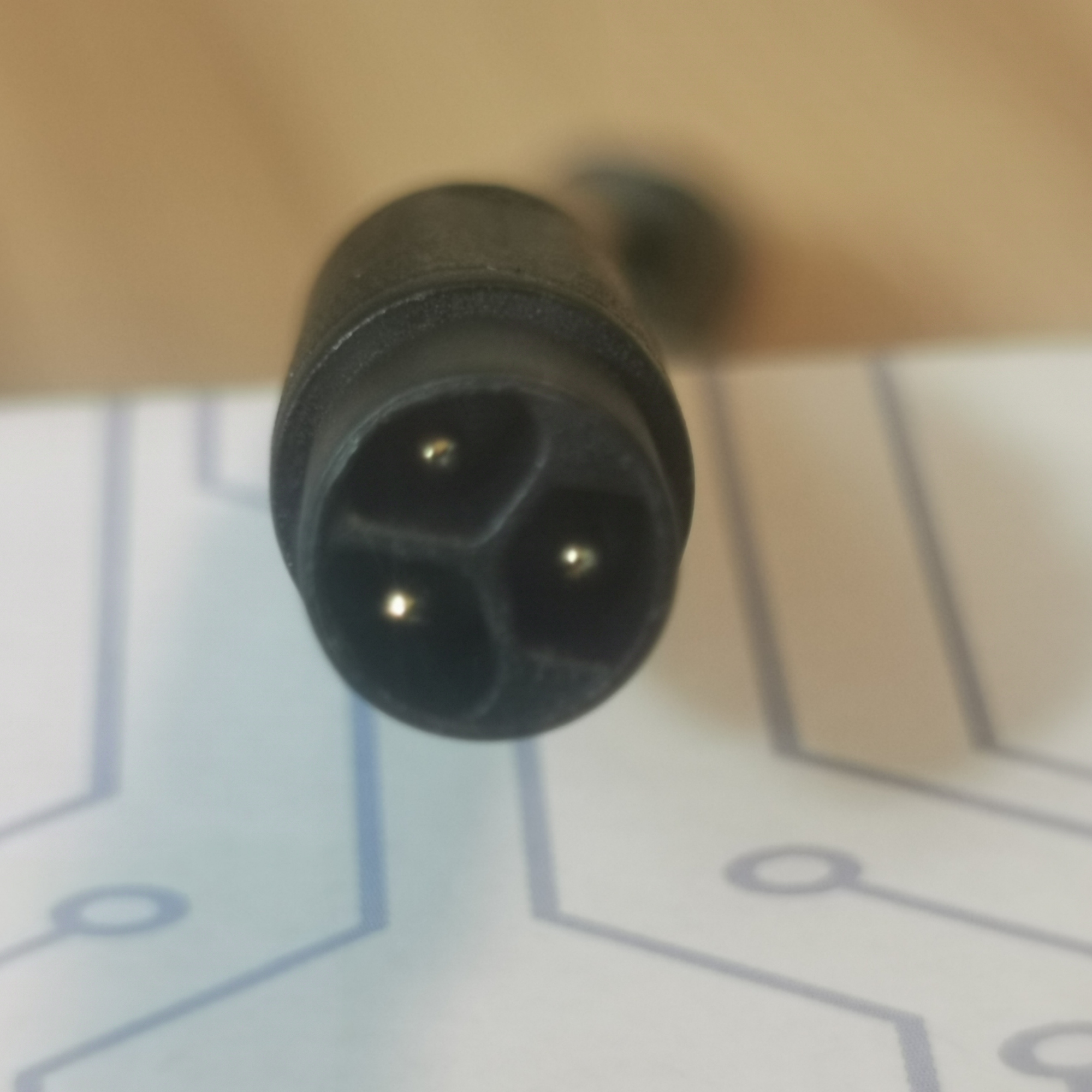 DC5521 Barrel female to Junlei 3015 3-Pin (1st Gen)