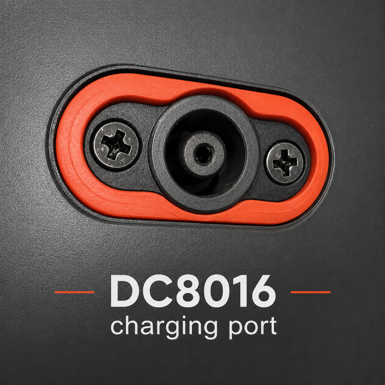 DC8016 charging port