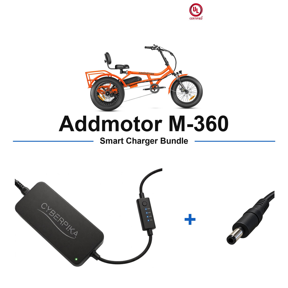 Addmotor M-360 CyberPika smart charger bundle