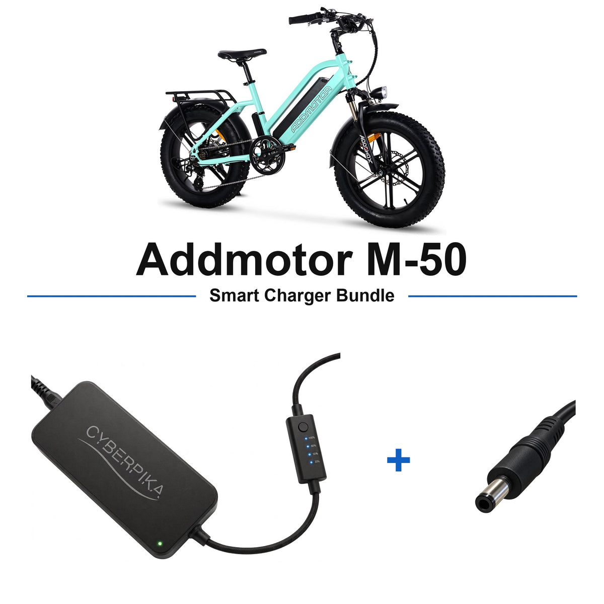 Addmotor M-50 CyberPika smart charger bundle