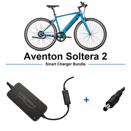Aventon Soltera 2 CyberPika smart charger bundle