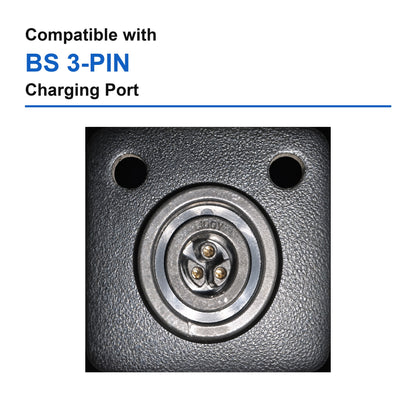 Compatible with BS 3-PIN charging port