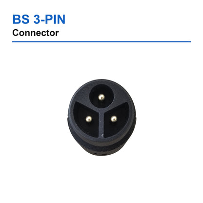 BS 3-PIN connector detail