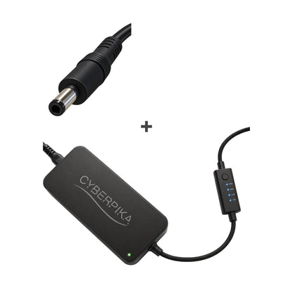 CyberPika Smart eBike Charger Bundle with DC5525 Adapter