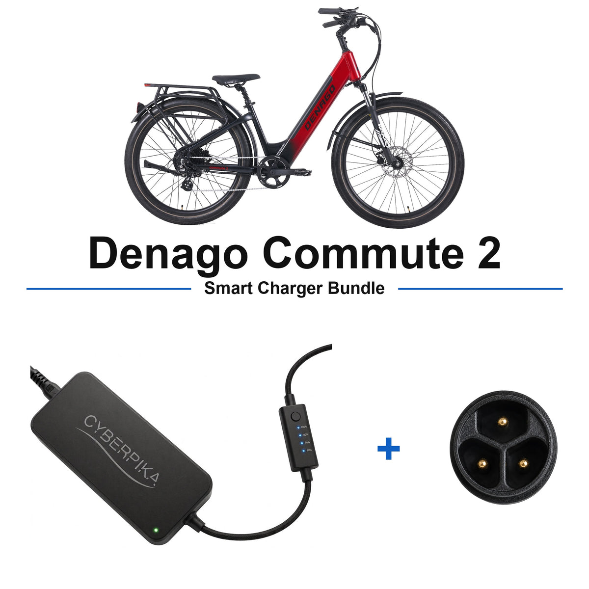 Denago Commute 2 CyberPika smart charger bundle