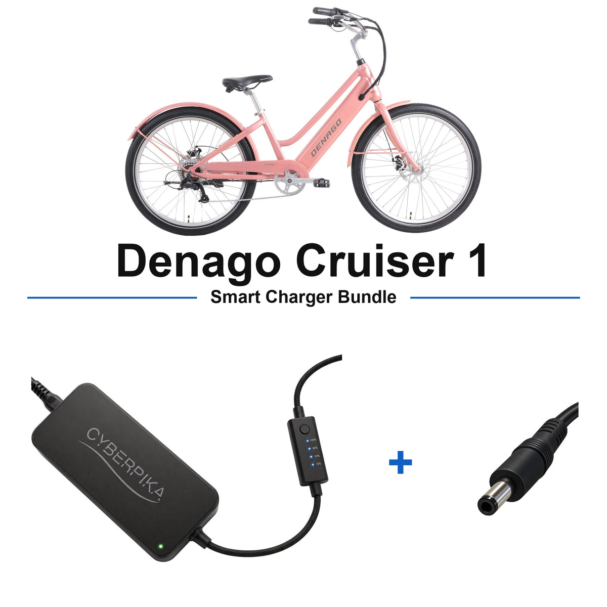 Denago Cruiser 1 CyberPika smart charger bundle