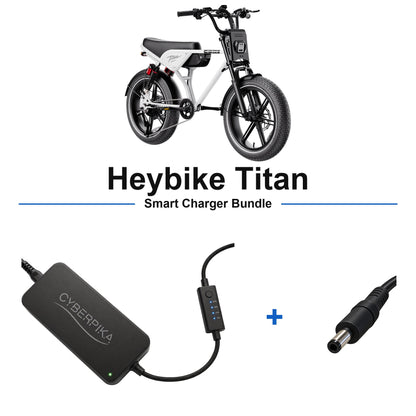 Heybike Titan CyberPika smart charger bundle