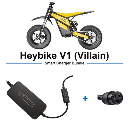 Heybike V1 (Villain) CyberPika smart charger bundle