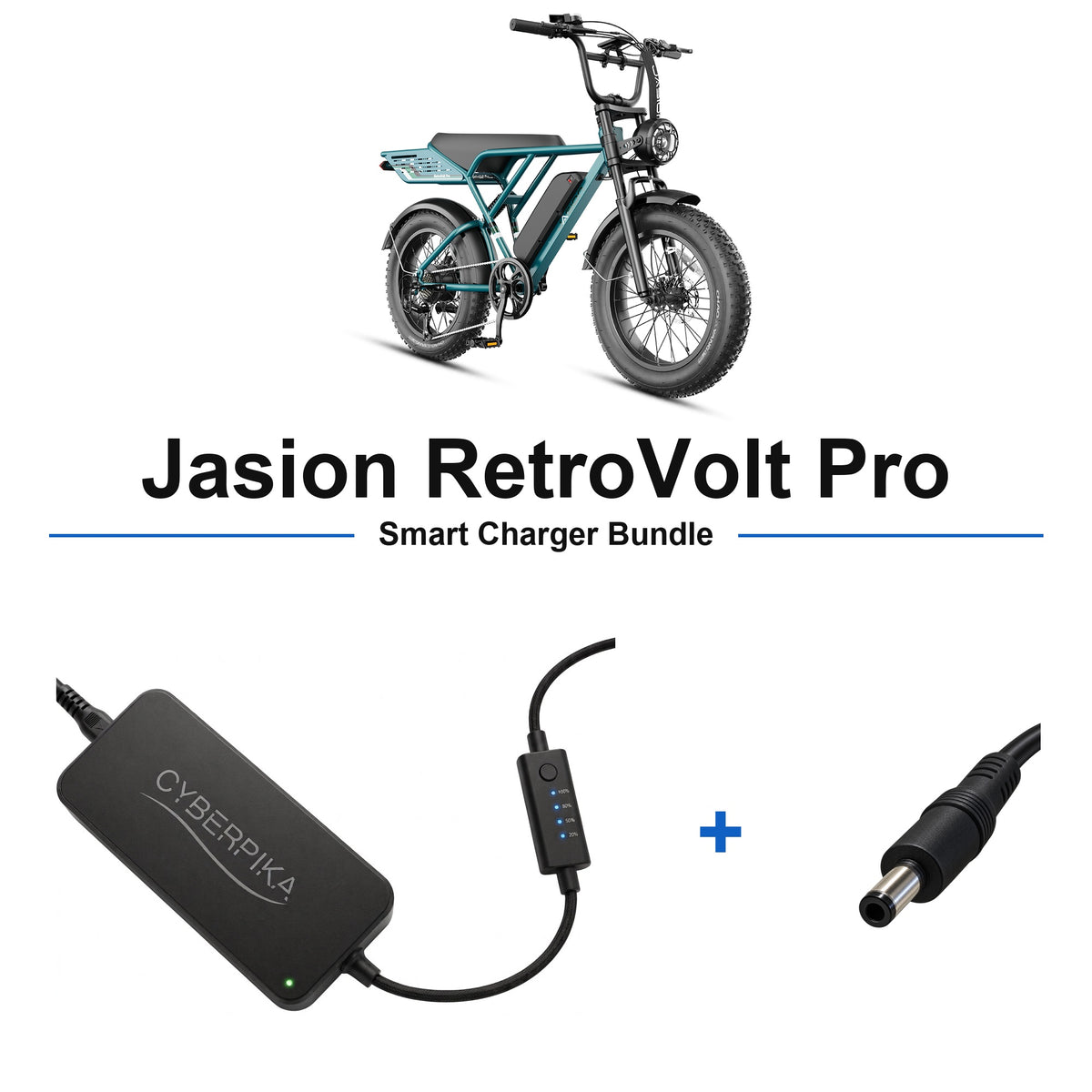 Jasion RetroVolt Pro CyberPika smart charger bundle