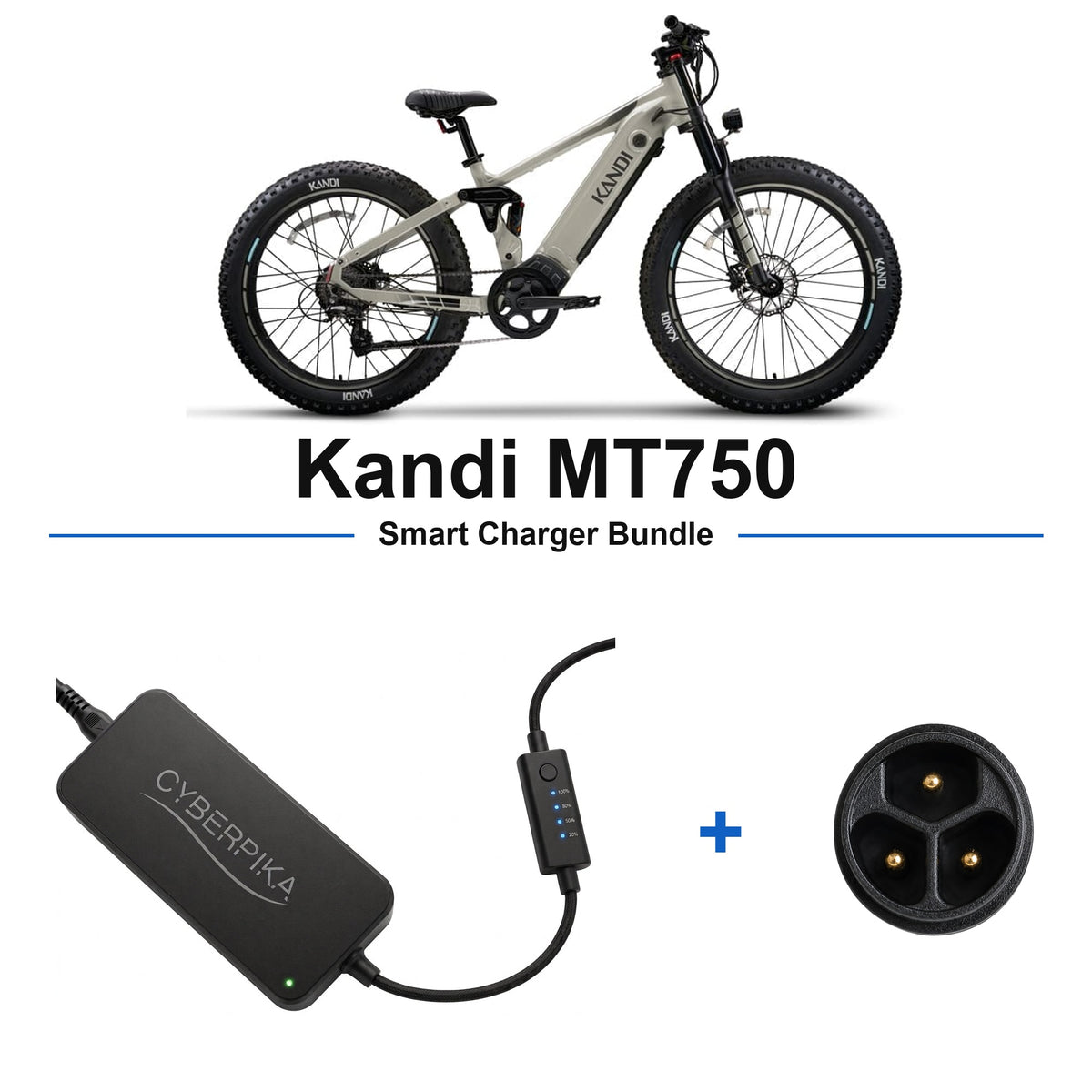 Kandi MT750 CyberPika smart charger bundle