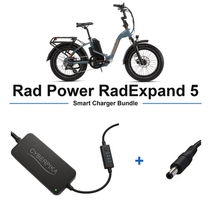 Rad Power RadExpand 5 CyberPika smart charger bundle