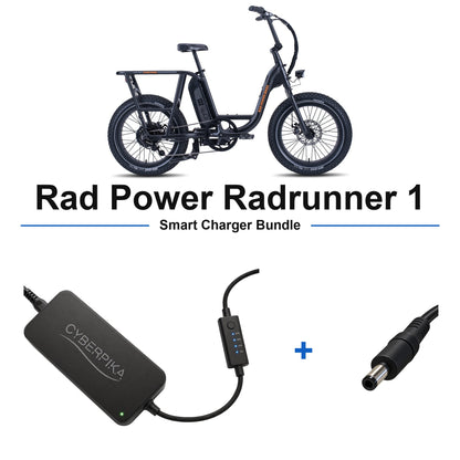 Rad Power Radrunner 1 CyberPika smart charger bundle