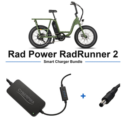 Rad Power RadRunner 2 CyberPika smart charger bundle