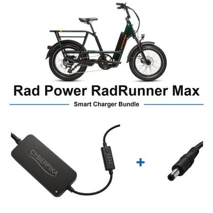 Rad Power RadRunner Max CyberPika smart charger bundle