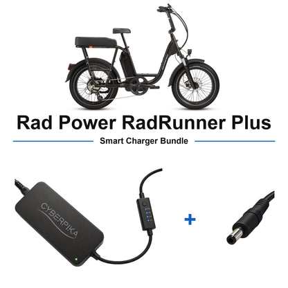 Rad Power RadRunner Plus CyberPika smart charger bundle